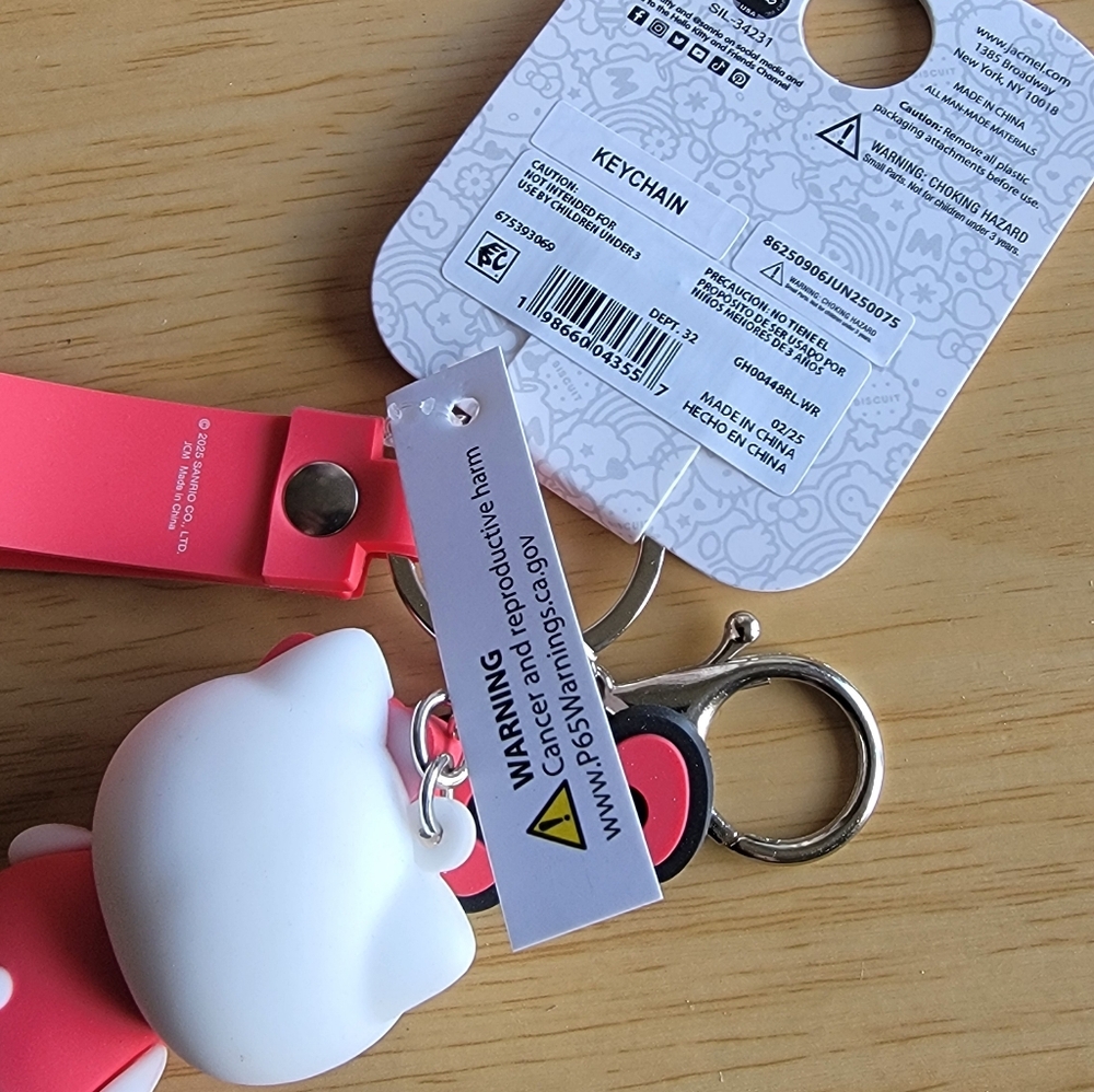 Hello Kitty Phone Crossbody Bag And Hello Kitty Keychain - Picture 3 of 9